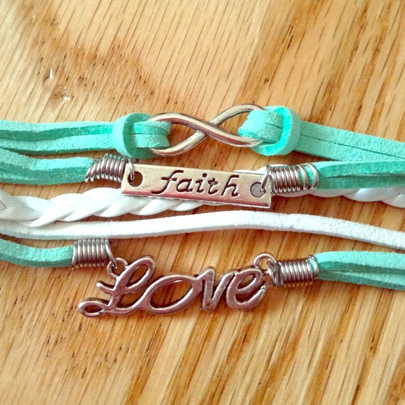 Infinity faith love bracelet