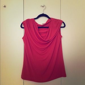 Red Calvin Klein top