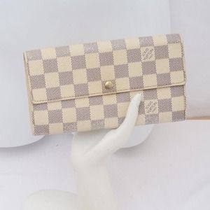 💯Auth LV Sarah Azur Wallet