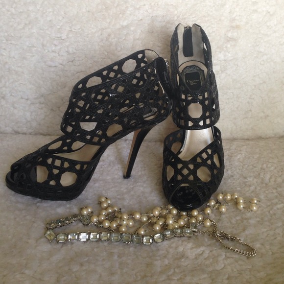Dior Shoes - Christian Dior Black Heels