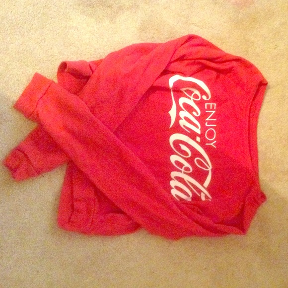 Coca-Cola cropped sweatshirt