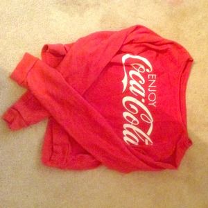 Coca-Cola cropped sweatshirt