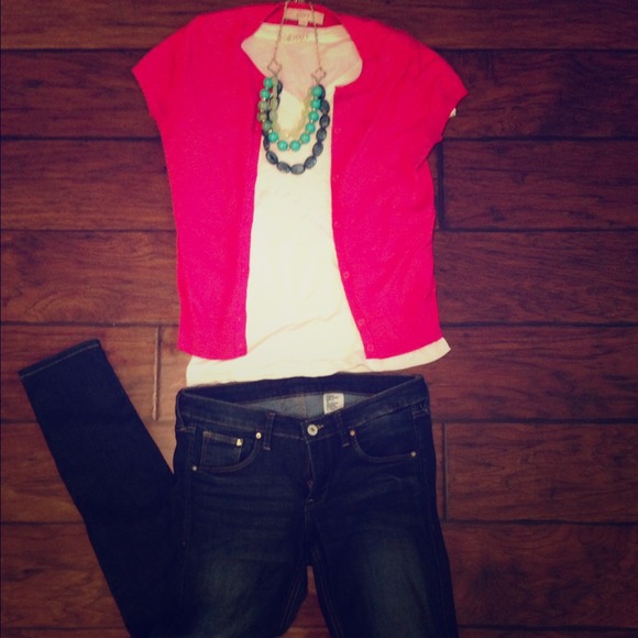 Magenta cardigan