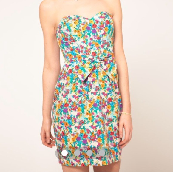 ASOS floral mini dress
