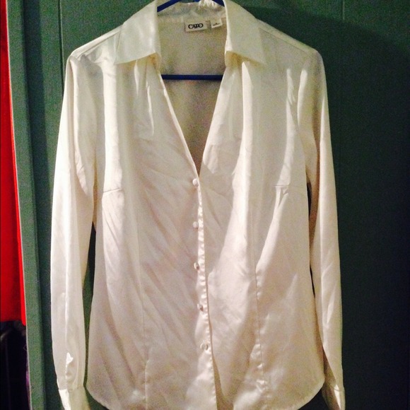 Off white button up