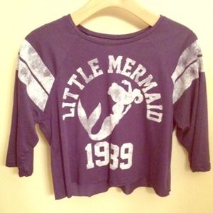 NWOT Little Mermaid Crop Top from Delia's