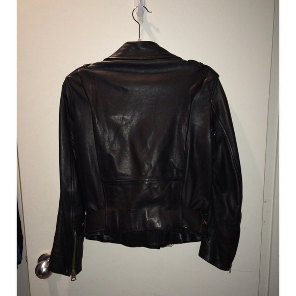 SOLD ๐ซ๐ซ Acne Studios Mape Leather Jacket Size 36 - Picture 2 of 4