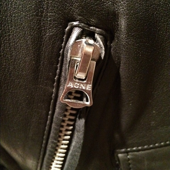 SOLD ๐ซ๐ซ Acne Studios Mape Leather Jacket Size 36 - Picture 4 of 4