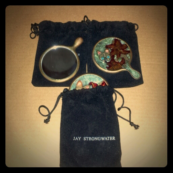 JAY STRONGWATER Mini Purse/Pocket Mirrors!