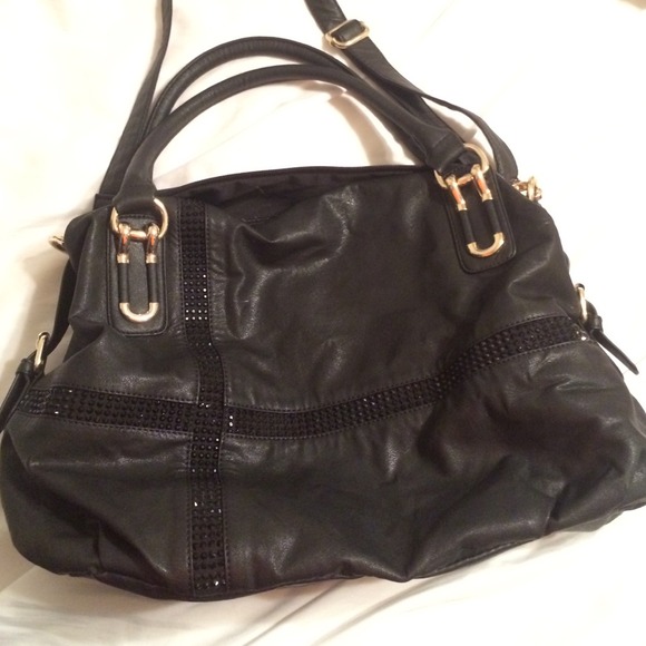 Black Sparkly Handbag & Clutch Bundle
