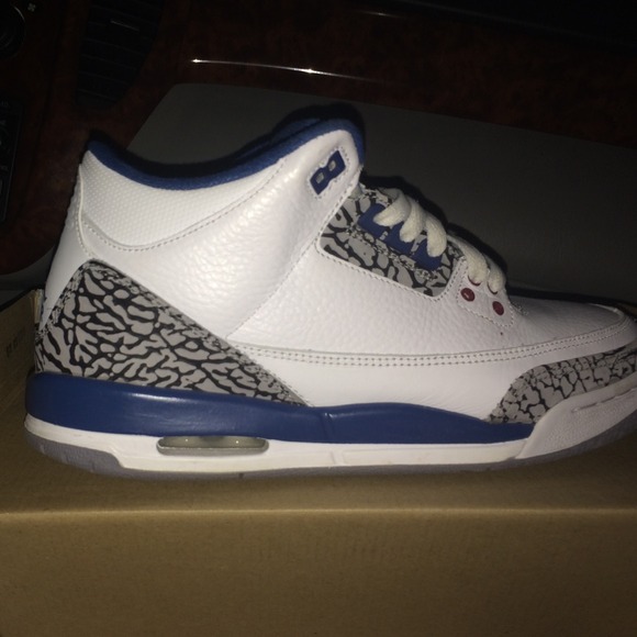 Retro Air Jordan "True Blue" 3's