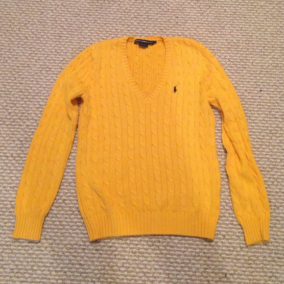 Ralph Lauren Polo V neck Sweater (L)