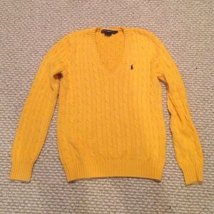 Ralph Lauren Polo V neck Sweater (L)