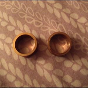 7/8 Gold Tunnels (Stainless Steel)