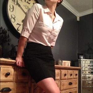 H&M Pale Pink Button Down Shirt