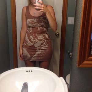 Tiger body con dress