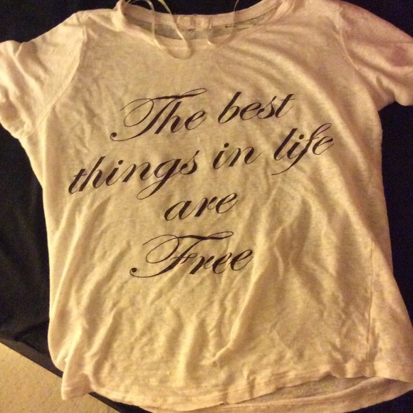 forever 21 tee (best in thungs life are free)