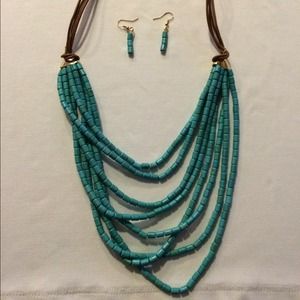 Necklace set and Earings