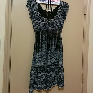Bkack & white dress