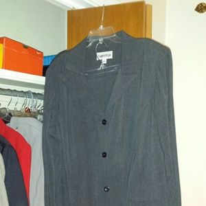 Charcoal Grey pantsuit