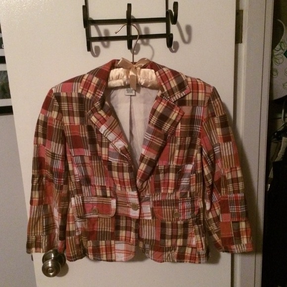 Checkered blazer