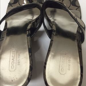 authentic coach sandals