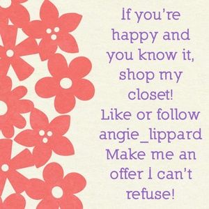 If you're happy and you know it, shop my closet