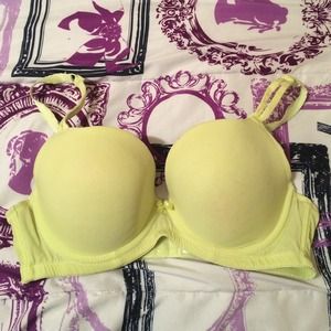 Lime green bra