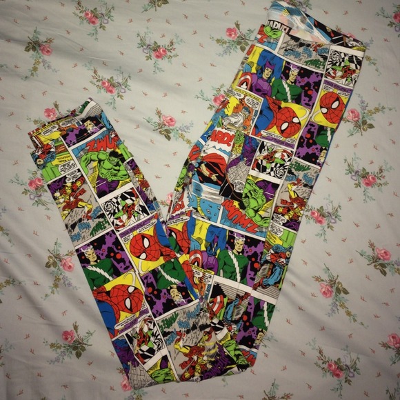 marvel comic leggings