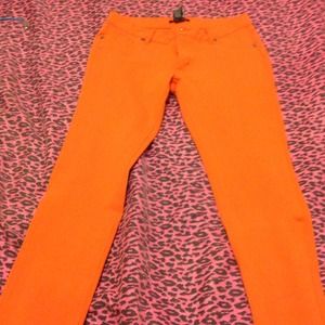 Orange Jeggings
