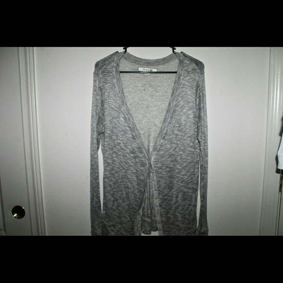 Grey cardigan