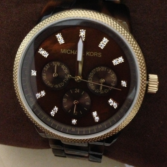 ❌Traded with Loca5622💖Authentic MK Tortoise watch