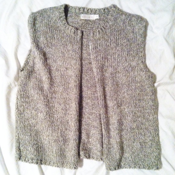 sleeveless cardigan