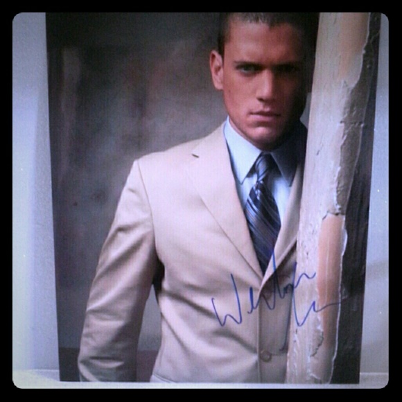 Wentworth Miller autographed photo.