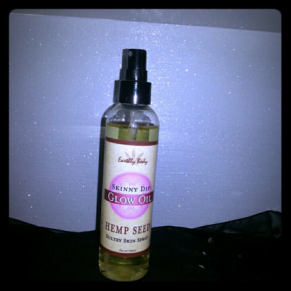 Hemp seed spray body oil.