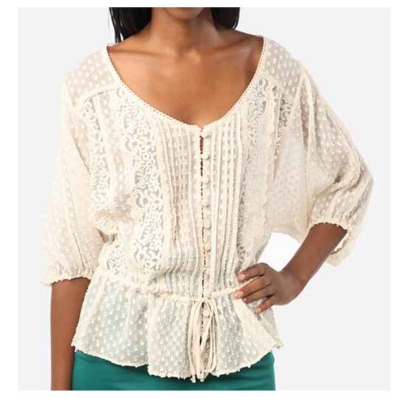 ❌SOLD❌Urban outfitters bohemian chic blouse - Picture 1 of 3