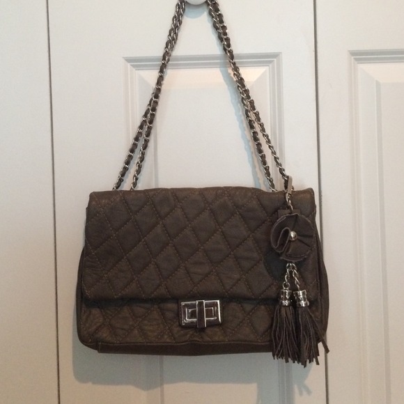 Handbags - GENIUNE LEATHER MADE IN ITALY handbag NWOT