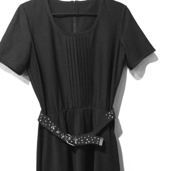 Vintage black dress.