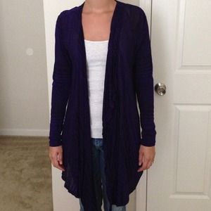 Calvin Klein Purple Cardigan