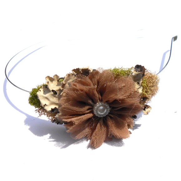 Etsy Accessories - REAL Moss Headband - Woodland