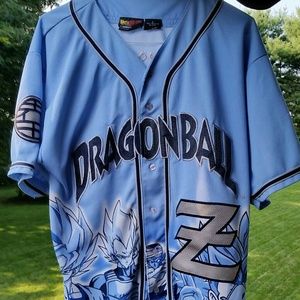 DragonBall Z embroidered buttoned shirt