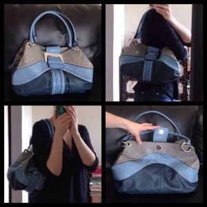 Shades of Blue and Gray Bag