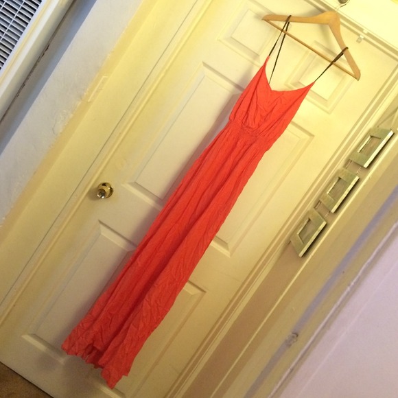 Coral Maxi dress