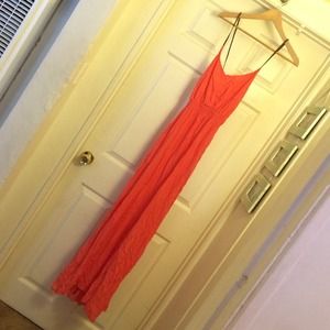 Coral Maxi dress
