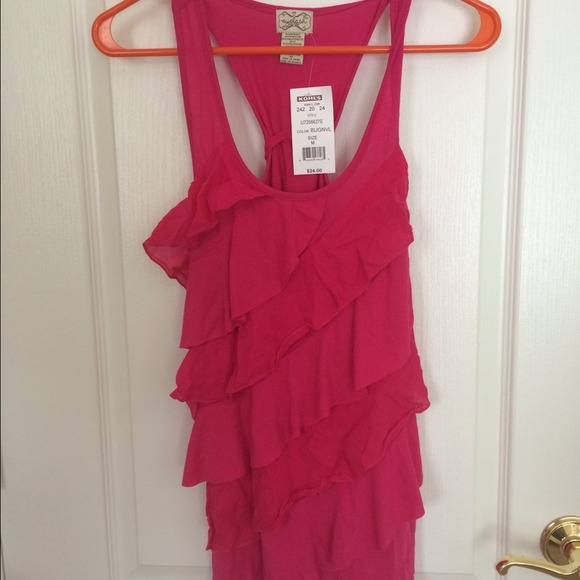 Kohls pink tank top brand new with tags