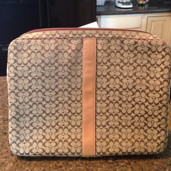 Coach laptop case