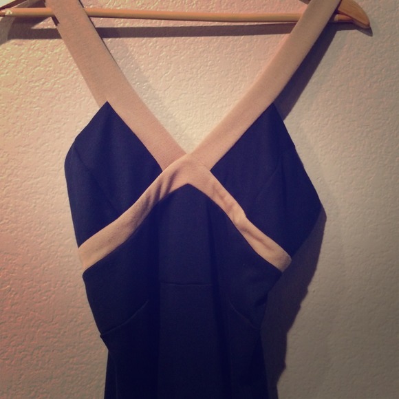 Navy blue dress