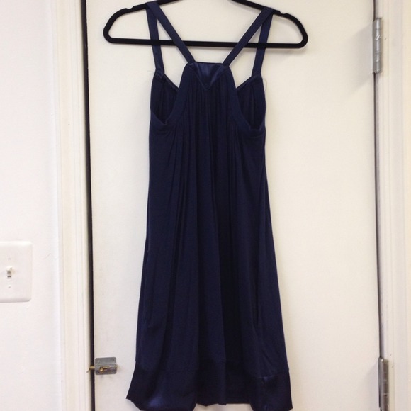 SOLD Navy blue dress - Picture 3 of 3