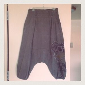 Desigual Embroidered Harem Pants