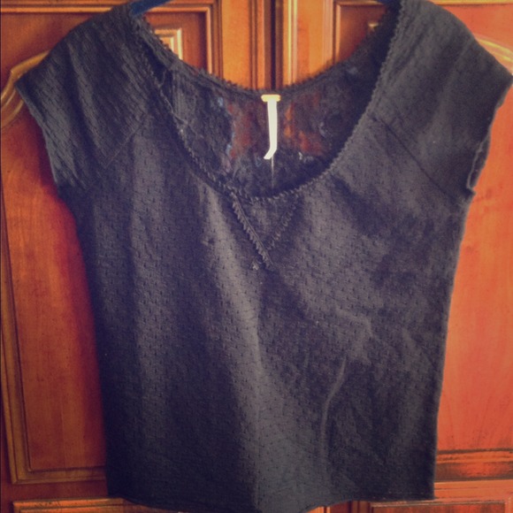 NWT free people black top - Picture 1 of 3